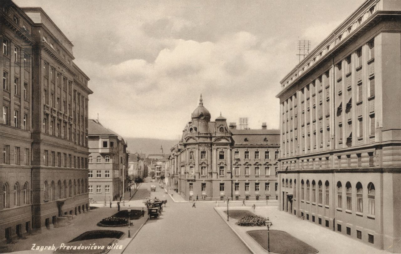 Haulikova ulica oko 1930. godine